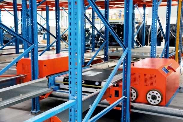 Mother-Baby Shuttle High Density Storage System