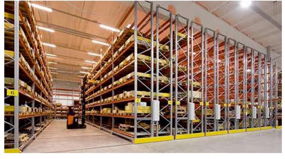 Motorized Mobile Pallet Racking System